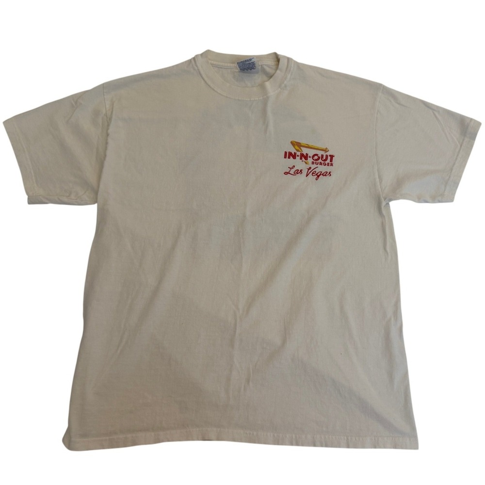 In-N-Out Burger Las Vegas Vintage Muscle Car Graphic T-Shirt Hanes Beefy-T Large